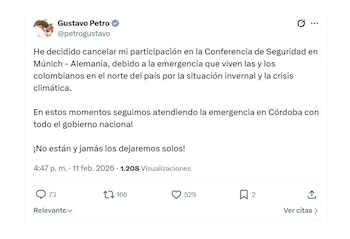 El presidente Gustavo Petro, a
