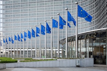 Banderas de la UE en