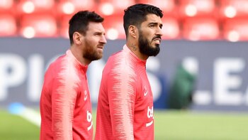 Messi y Suárez, a punto