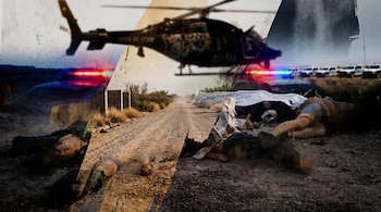 El corredor Aldama-Ojinaga, escenario de la disputa entre Los Cabrera y La Línea, abarca cuatro municipios y concentra 113 homicidios en dos años; el despliegue policial se intensificó tras el ataque a un helicóptero estatal en septiembre de 2026. (Imagen ilustrativa | Infobae México)