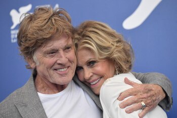 Jane Fonda recordó a Redford