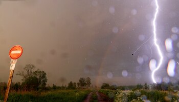 En la India los rayos