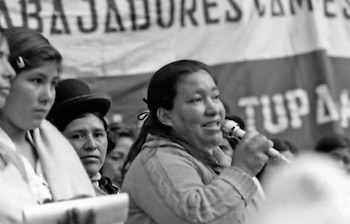 En 1963 Domitila Barrios ingresó