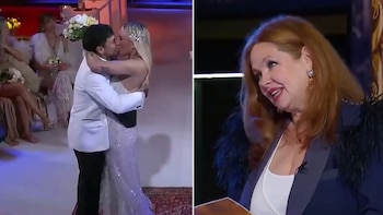 El inesperado reproche de Brian Sarmiento a Andrea del Boca durante su casamiento con Danielik en Gran Hermano