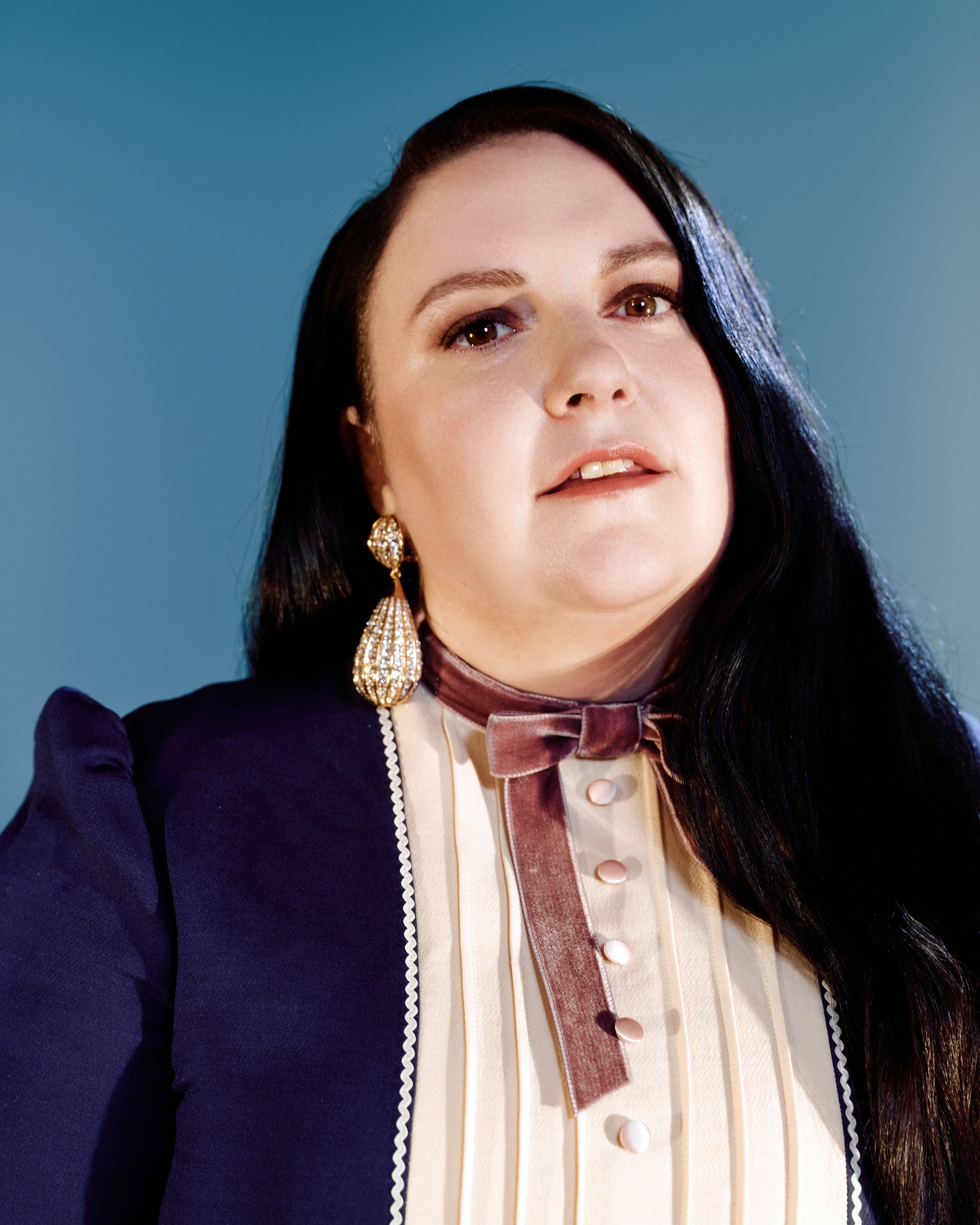 Lena Dunham in New York on June 5, 2025. Dunham wanted to open up the world of romantic comedies with her new Netflix series,ÓToo Much.Ó (Caroline Tompkins/The New York Times)