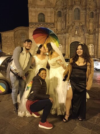 Marcha LGBTIQ+ en Cusco. (Foto: