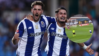 Santiago Giménez se salva de un oso y anota su primer gol con el Porto: llega a 100 anotaciones en su carrera