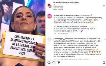 Carla Giraldo hizo el anuncio