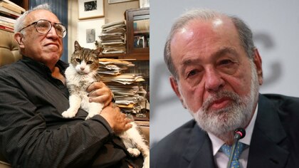 La vez que un gato de Carlos Monsiváis orinó a Carlos Slim