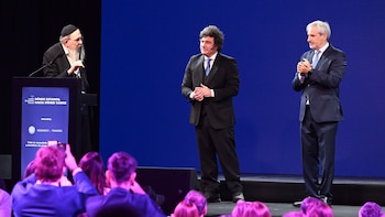 LATAM economic forum . Milei