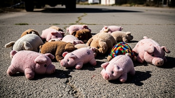 Ejecutan a un hombre en Bellavista y dejan otro cerdito de peluche rosa: suman 6 casos en Culiacán, Sinaloa