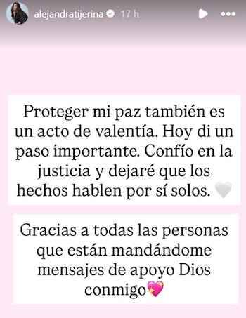 Alejandra Tijerina responde el motivo por el que tomo acciones legales