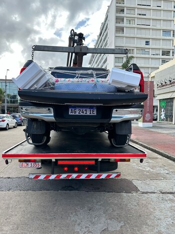 Una camioneta Toyota que adeuda