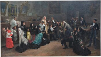“Una boda interrumpida” (1895), de