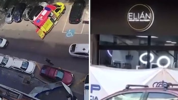 El colombiano quedó herido de gravedad en la entrada del establecimiento - créditos @rafaescalonaf/X | @Cartman_Freedom/X