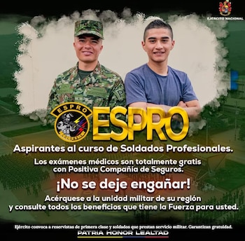 Ejército Nacional abrió convocatoria para