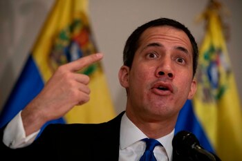 En la imagen, el líder