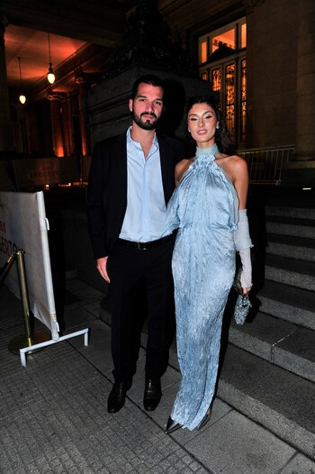 Lola Latorre y su novio,