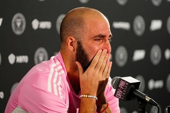 Las lágrimas de Gonzalo Higuaín