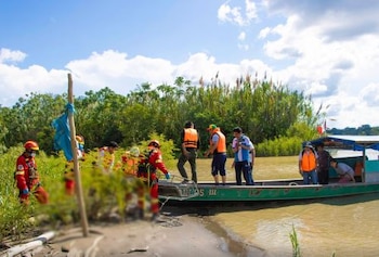 El naufragio en el río