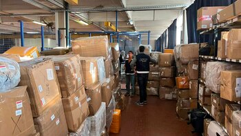 En el lugar había mercadería