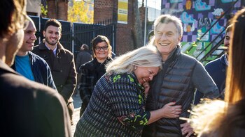 Elisa Carrió y Mauricio Macri