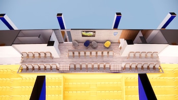 La vista aérea del nuevo