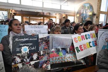 En la celebración religiosae estuvieron
