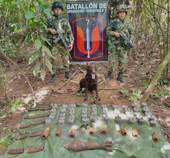 Incautación de material de guerra