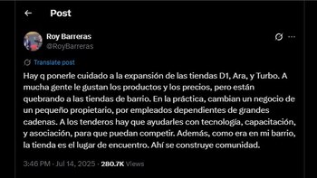 Roy Barreras hizo un mensaje