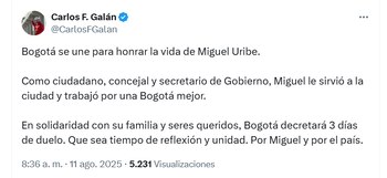 - crédito @CarlosFGalan/X