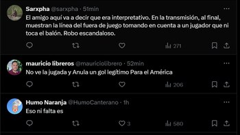 Críticas por las decisiones arbitrales