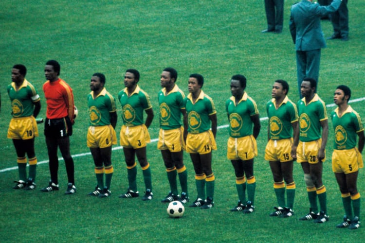 Zaire perdió los tres partidos que jugó en el Mundial de 1974 (Grosby)