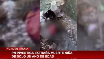 La Policía Nacional de República Dominicana y el Ministerio Público investigan el hallazgo de la menor en una cañada. (Cortesía: CDN 37)