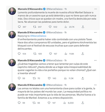 Las declaraciones de Marcelo D'alessandro
