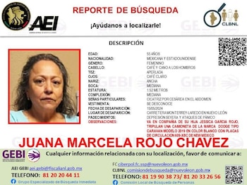 La madre, que sufre de