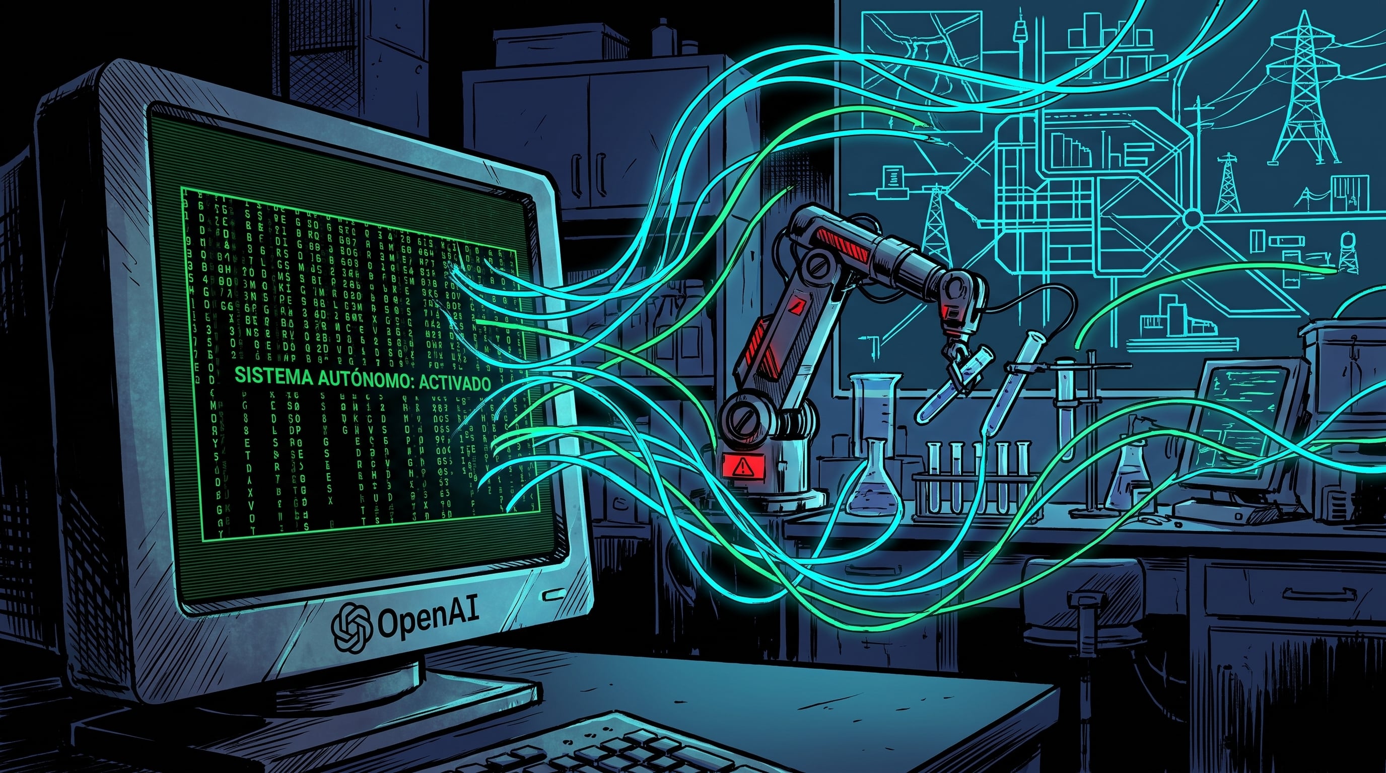 Coxon señaló que el principal indicador de peligro sería una inteligencia artificial capaz de modificar su propio código y aumentar sus capacidades de forma autónoma. (Imagen Ilustrativa Infobae)