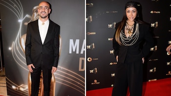 De Abel Pintos a María Becerra: las celebridades deslumbraron con sus looks en los Martín Fierro de la Música