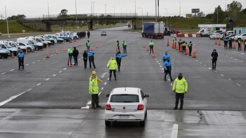 Controles en el peaje Hudson