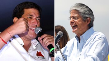 Andrés Arauz y Guillermo Lasso