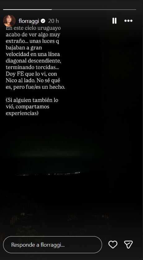 La pareja compartió la experiencia en Instagram, invitando a otros testigos a sumarse con relatos similares