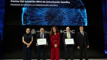 Josep Corbella y Carlos Briones, Premios CSIC-Fundación BBVA de Comunicación Científica