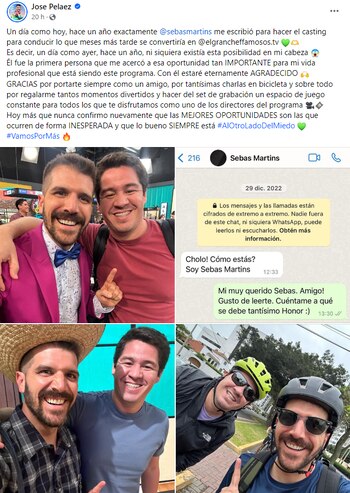 José Peláez habló sobre su