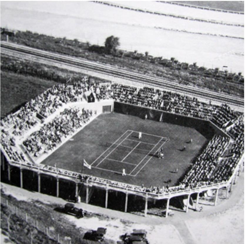 El emblemático estadio en 1926