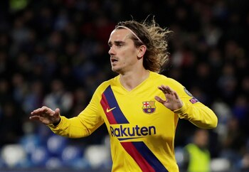 Antoine Griezmann llegó a Barcelona para la temporada 2019-2020 proveniente del Atlético Madrid (REUTERS/Ciro De Luca)