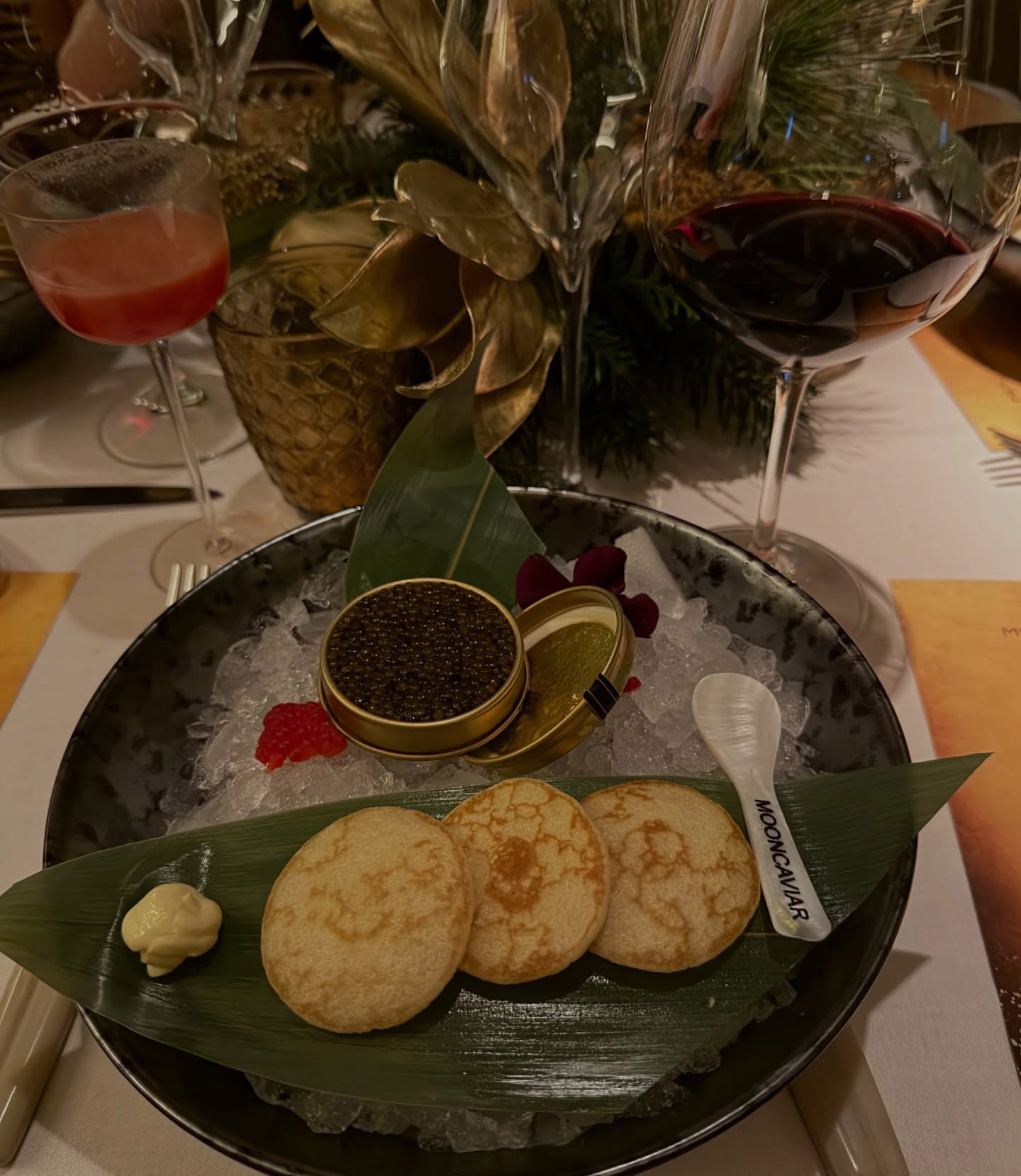 Uno de los platos que comieron junto a Nico González
(Crédito: @ludisabella/Instagram)