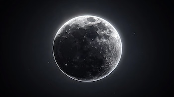 Actualmente la luna está en cuarto creciente (Imagen Ilustrativa Infobae)