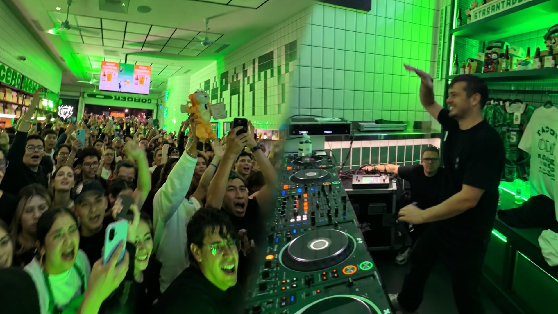 El DJ Martin Garrix realiza una presentación musical en una taquería de la Ciudad de México previa a sus conciertos. (X: Martin Garriz)