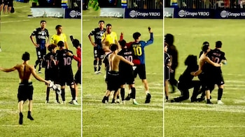 Insólito: la seguridad derrumbó a