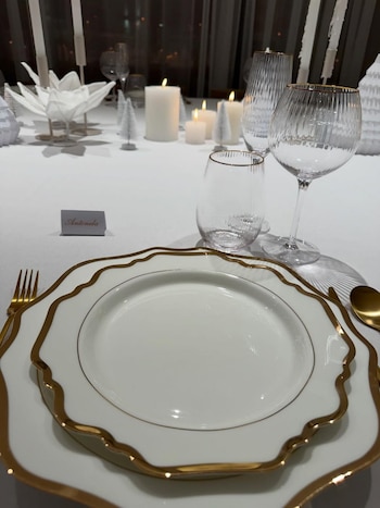 Los detalles de la mesa